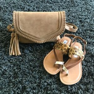 Steve Madden leopard sandals 6.5